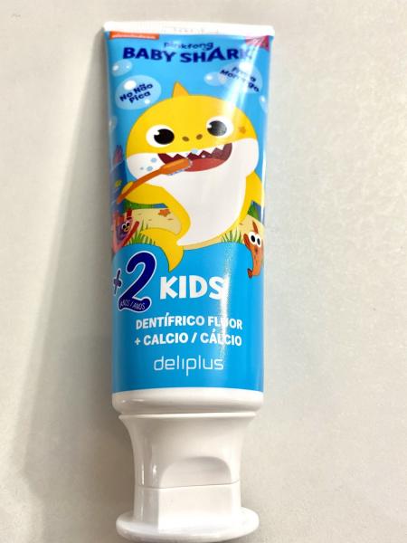 Детская зубная паста Deliplus со вкусом клубники 2+ лет, 75 мл